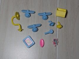Mattel Barbie Skipper vintage sleep &amp; study studio replacement parts piecs - $9.79