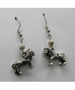 Lion Earrings - $7.72 CAD