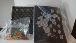 Vintage 1991 Lite Brite Milton Bradley with Pegs &amp; Approx. 25 Sheets Tested - £23.80 GBP