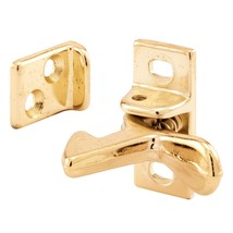 Prime-Line U 10881 Cabinet Door Elbow Catch, Cast Aluminum, Brass Plated (Single - £9.07 GBP