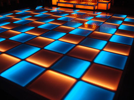 New! Complete 12&#39; Ft X 12&#39; Ft Led Lighted Dance Floor Disco Dj Night Club Party - £11,372.80 GBP