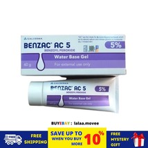 BENZAC AC 5% Gel 60g Benzoyl Peroxide Acne Pimple Galderma France, FREE ... - $21.63
