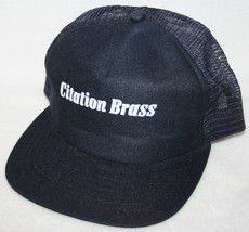 Vintage CITATION BRASS Plumbing Fixtures NEW ERA Mesh Snapback Trucker H... - $19.79