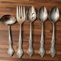 Normandy Stainless Steel Japan Serving Hostess Set Spoons, Ladle &amp; Meat ... - $37.36