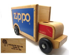 Zippo Car Wood Wooden Track Cristmas 1991 Rare - £271.48 GBP