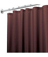 Chocolate Magnetized Shower Curtain Liner Mildew Resistant  Rustproof Gr... - $12.80 CAD