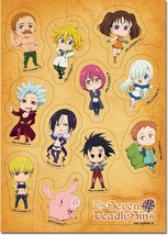 The Seven Deadly Sins Characters Sticker Set Anime Licensed NEW - £6.10 GBP