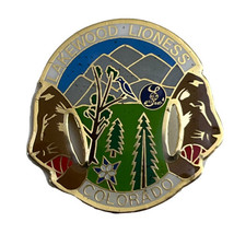 Lakewood Lioness Colorado Lions Club Organization State Lapel Hat Pin Pi... - $5.95