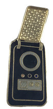  Star Trek Communicator Pin Vintage Enamel Gold Tone Made by The Hollywood 1989 - £13.27 GBP