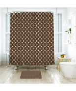 Louis_Vuitton 008 Shower Curtain Bath Mat Bathroom Waterproof Decorative... - £18.07 GBP+