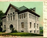 Dickinson Library Northfield Massachusetts MA 1907 DB Postcard Phostint ... - $4.90