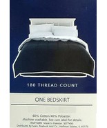 COLORMATE  BLACK  KING  SIZE  TAILORED BED SKIRT BEDDING NEW - £25.52 GBP
