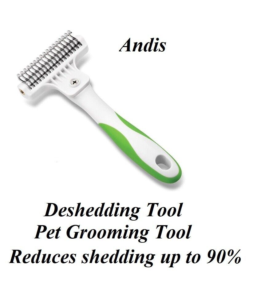 ANDIS DOG COAT Hair DE-SHEDDING STRIPPING STRIPPER Dematting Rake TOOL Mat Shed - $29.99