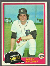  Detroit Tigers Mark Wagner 1981 Topps Baseball Card # 358 ex mt  ! - £0.40 GBP