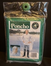 Vintage Rain Poncho Academy Broadway Hood Sealed Package New Unused 1992 - $17.37