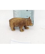 A Handcarved Stone  Mini Brown Bear One Inch - $12.95