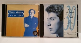 Paul Anka Lot of 2 CDs-30th Anniversary Collection, In the 70s-Classic Pop Icon - £21.88 GBP