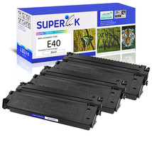 3 PACK E40 Black Toner Cartridge FitFor Canon E-40 PC745 PC950 PC981 PC9... - $99.99