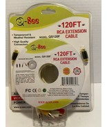 NEW GENUINE Q-SEE QS120F 120 FT RCA EXTENSION CABLE SEALED - $8.42