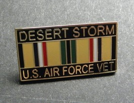 Desert Storm Air Force Veteran Vet USAF United States Lapel Pin Badge 1 inch - £4.48 GBP