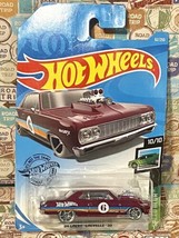 2017 Hot Wheels Speed Blur &#39;64 CHEVY CHEVELLE SS 1:64 Scale Purple - $2.84