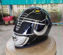 Schwarzer Power Ranger Custom Motorradhelm - £242.88 GBP