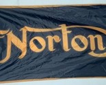 Norton Motorcycle Black Flag 3X5 Ft Polyester Banner USA 90x150cm - $20.00