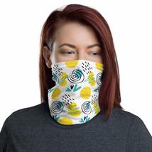 Abstract Hand Drawn Yellow Design Breathable Washable Neck Gaiter - £17.19 GBP