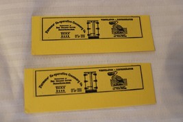 N Scale Vintage Set of 2 Box Car Side Panels Pelican Brand Butter, Yellow #6298 - £11.97 GBP