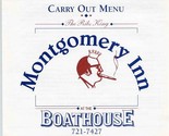 Montgomery Inn Menu The Worlds Greatest Ribs Montgomery Ohio 1994 - $18.81
