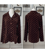 Vintage 70s Gloria Sachs Velveteen Barrymore Dagger Collar Button Blazer... - $49.60 CAD