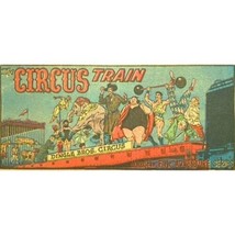 American Flyer The Circus Train Adhesive Whistle Billboard Sticker For 577 Etc. - £9.58 GBP