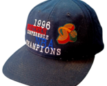 Seattle Sonics Supersonics Logo 1996 Western Champions Snapback Cap Hat - $63.22