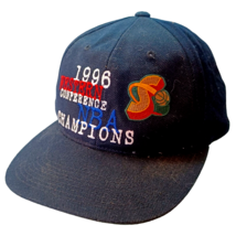 Seattle Sonics Supersonics Logo 1996 Western Champions Snapback Cap Hat - £49.71 GBP