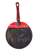 Nordic Ware Mini Pancake Pan With Country Farm Animals Pig Rooster Sheep Cow - £19.47 GBP