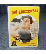 1959 Topps Baseball Card #35 Ted Kluszewski VG/EX Pittsburgh Pirates MLB - £11.68 GBP