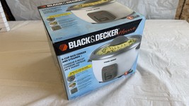 Black and Decker  6 Cup Rice Cooker and Steamer  RC3406 white New - €27,08 EUR