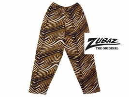 White Blue And Yellow Gold Zubaz Pants Zebra Print Mens (Michigan Chargers) NEW - £19.46 GBP