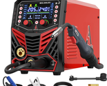 205Amp 7 In1 Gas Mig/Mag/Gasless Flux Core Mig/Lift Tig/Stick/Spot Weldi... - $440.24
