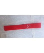 Winch Hook Pull Strap 8 inch Red Single Loop 1 1/2 inch Webbing - $284.85 MXN