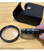 Tiffen 49mm Circular Polarizer Polarizing Lens Filter And 49mm +1 +2 Len... - $19.79