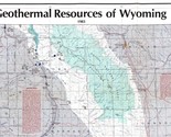 Geothermal Resources of Wyoming Map - $14.89