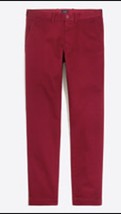 J. Crew Men&#39;s Pants The Sutton Red Chino Slim Fit Size 33 X 32 NWT - £39.66 GBP