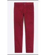 J. Crew Men&#39;s Pants The Sutton Red Chino Slim Fit Size 33 X 32 NWT - £39.45 GBP