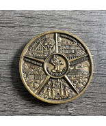 Vintage Disneyland 5 Lands &amp; Main Street USA Bronze Medallion Coin - €18,36 EUR