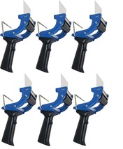 6 Piece Set 2&quot; Tape Gun Tape Dispenser Gun Mousetrap Style, Light Heavy ... - $32.99