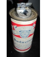 Vintage Novelty FORTUNE BUDWEISER Beer Can Table Top Petrol Lighter - $60.00