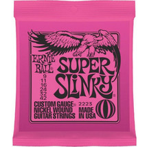 Ernie Ball 2223 Nickel Super Slinky Custom Gauge Electric Guitar - £15.97 GBP