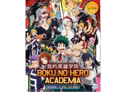 DVD Anime My Hero Academia Complete Series Season 1+2+3 (1-63 End) English Dub  - £41.66 GBP