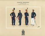 Brazil Army 1852 1.0 Regimento de Artilhara a Cavalo Exercito Brasileiro... - $21.75